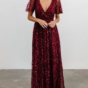 Marseille Embossed Maxi Dress